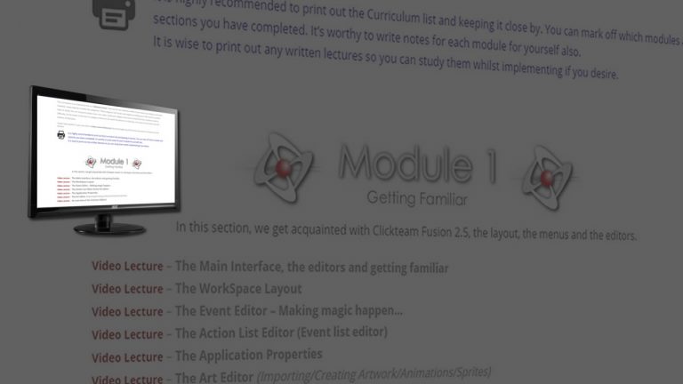 Clickteam Fusion Curriculum