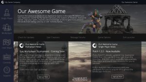 Game Launcher Creator Design